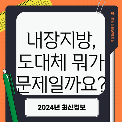 내장지방, 도대체 뭐가 문제일까요?