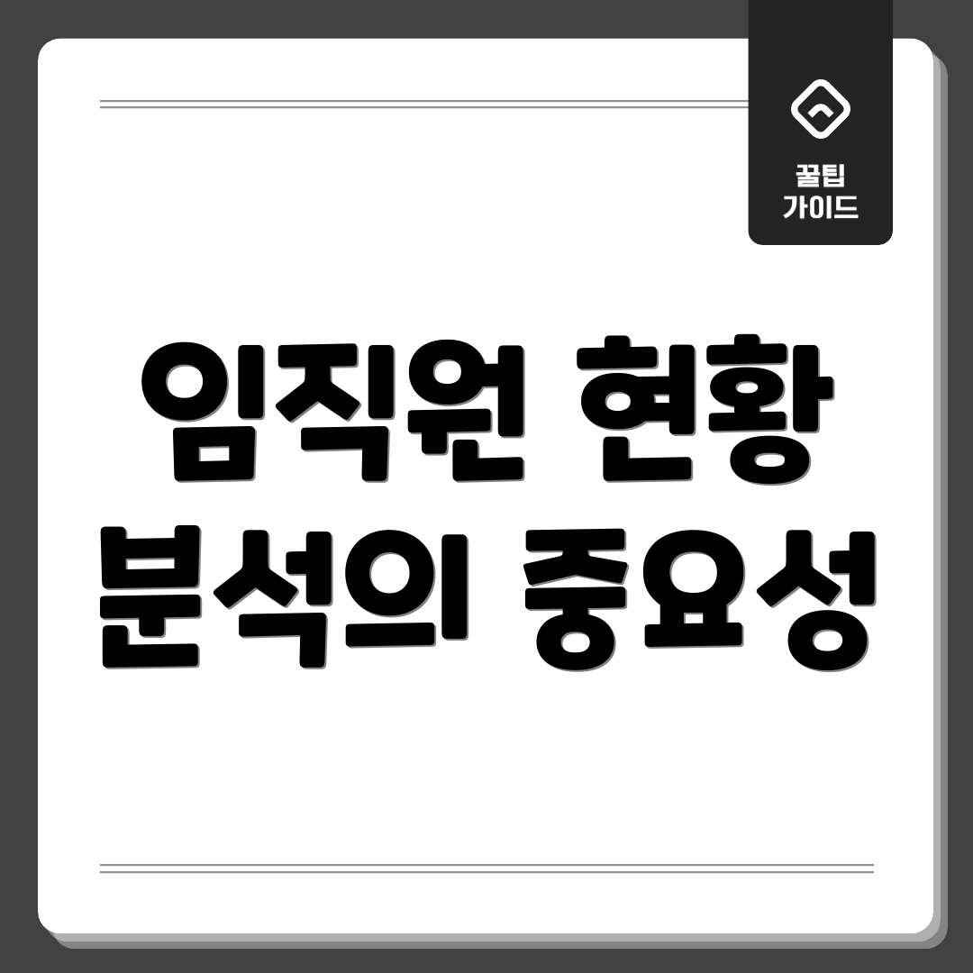 임직원 현황 분석의 중요성