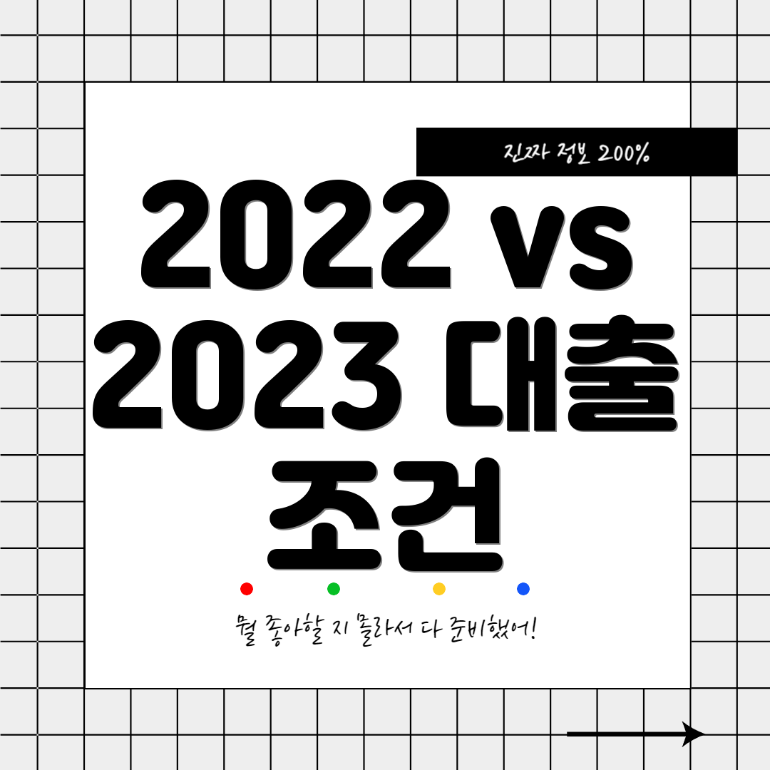 2022 vs 2023 대출 조건