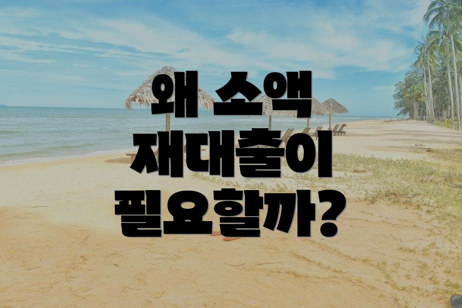 왜 소액 재대출이 필요할까?