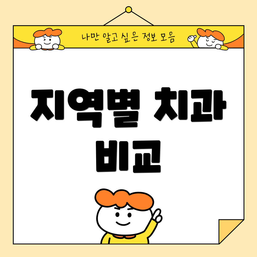 지역별 치과 비교