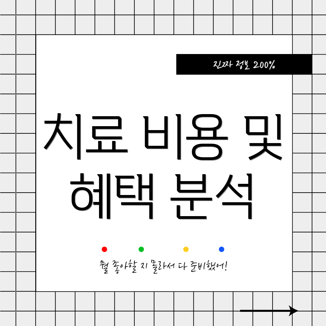 치료 비용 및 혜택 분석