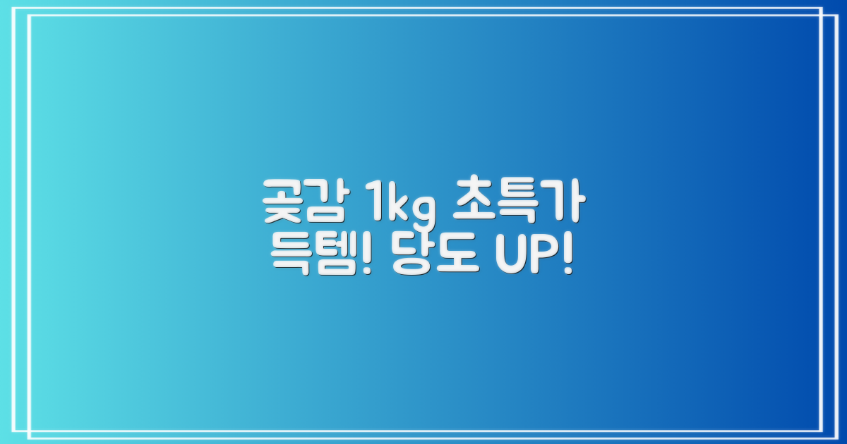 상주 곶감 초특가 1kg 고당도 햇감, 1개 추천 리뷰