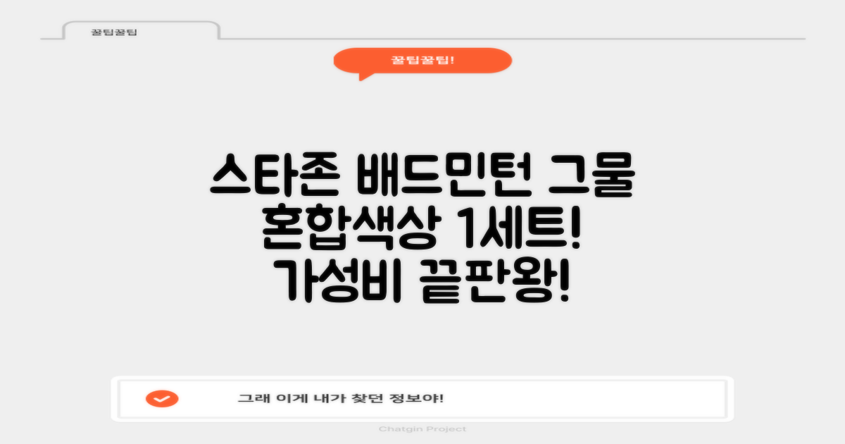 스타존 배드민턴 그물 네트 + 가방, 혼합색상, 1세트 추천 리뷰