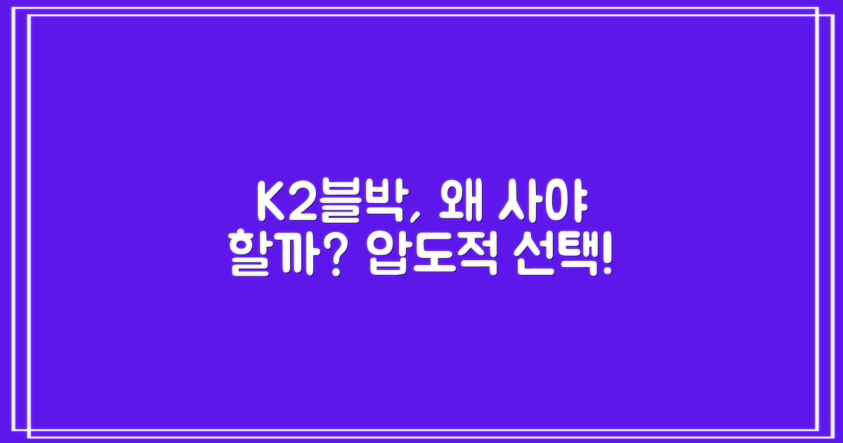 K2 블랙박스, 왜 선택해야 할까?