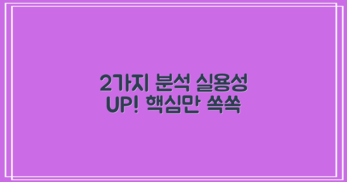 2가지 실용성 분석