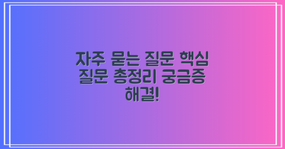 자주 묻는 질문
