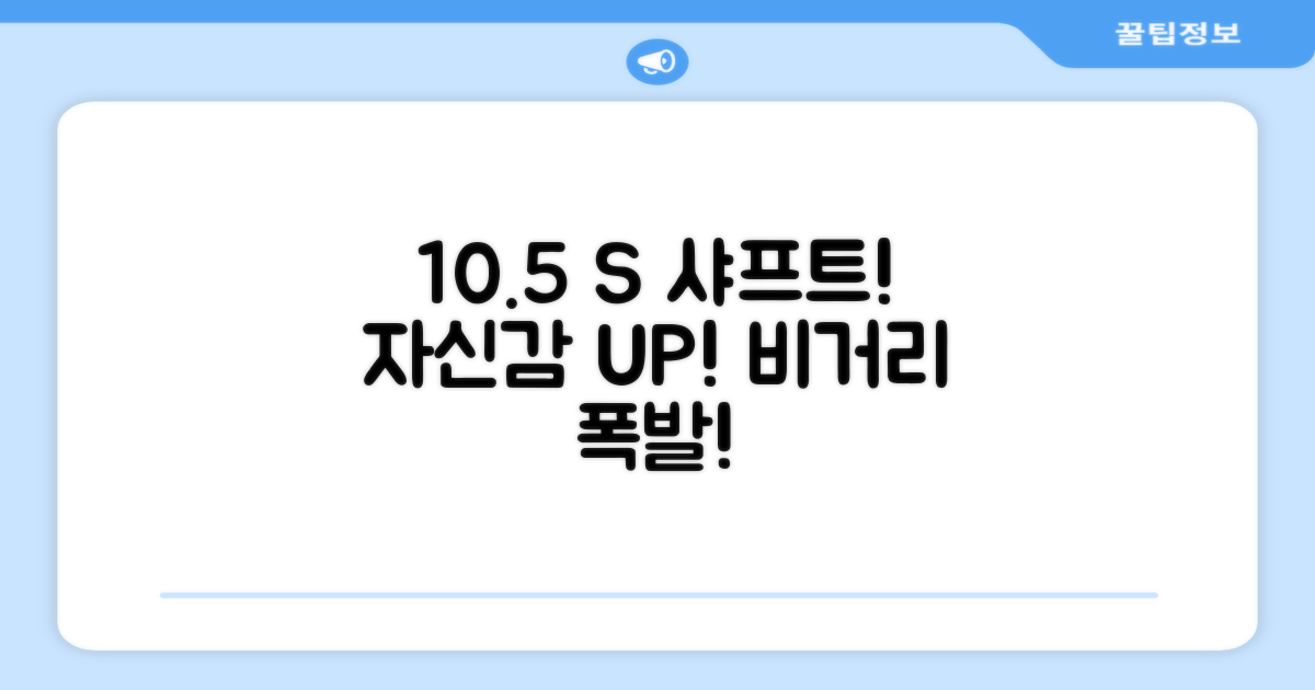 10.5도 S 샤프트, 자신감을 더하세요!