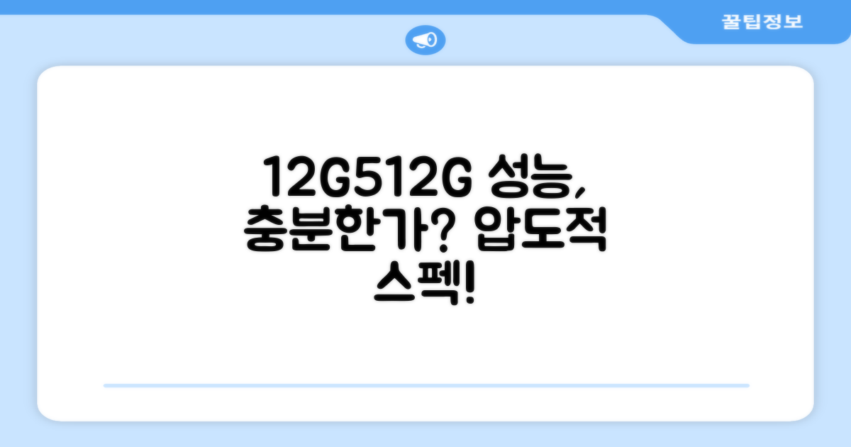 12GB+512GB, 성능은 충분할까요?