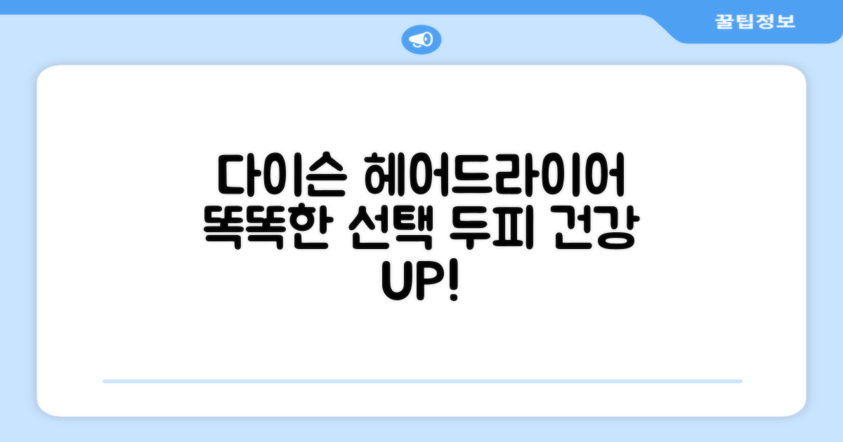 다이슨 헤어드라이어: 똑똑한 선택