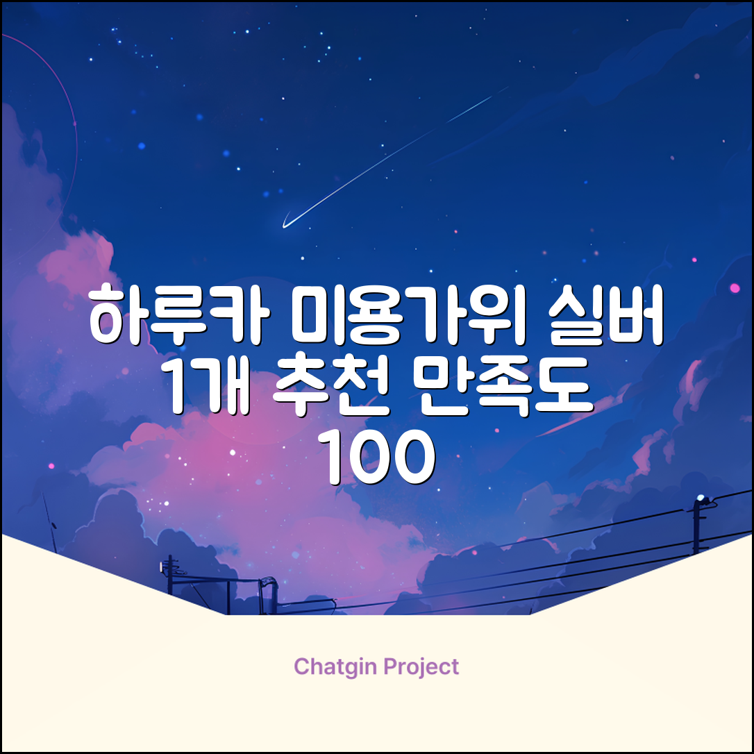 하루카 미용가위 세트, 실버, 1개 추천 리뷰