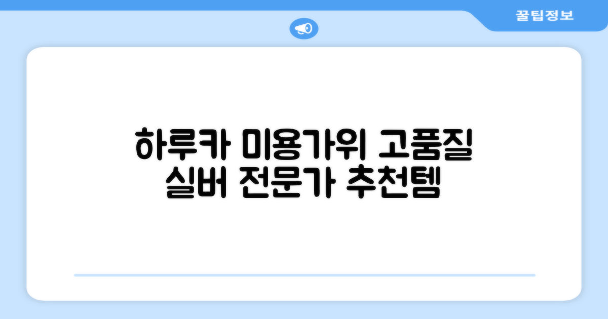 하루카 미용가위 세트, 실버, 1개 추천 리뷰