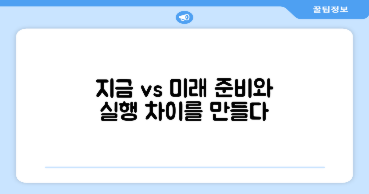 지금 바로 vs 미래 대비