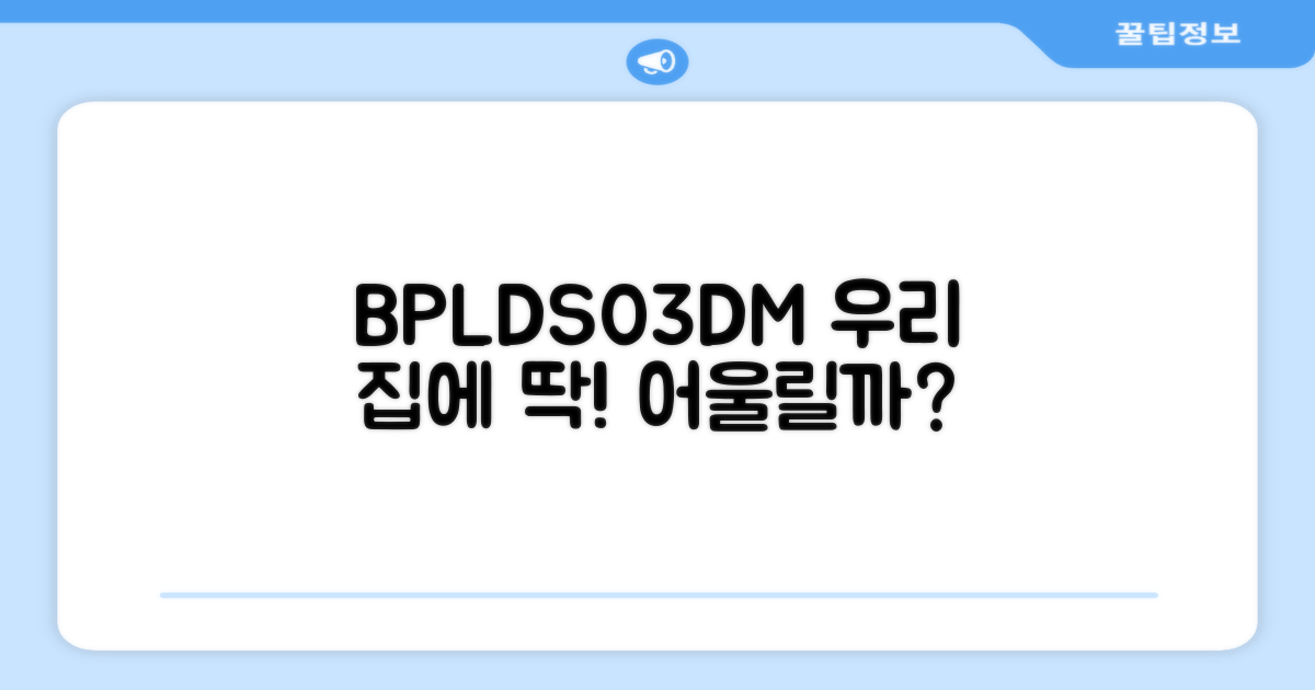 BPLDS03DM, 우리 집에 맞을까?