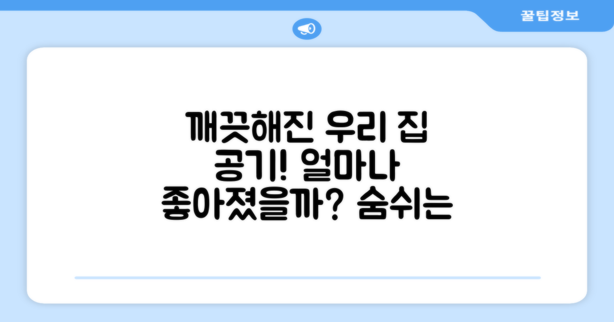 우리 집 공기는 얼마나 깨끗해질까?