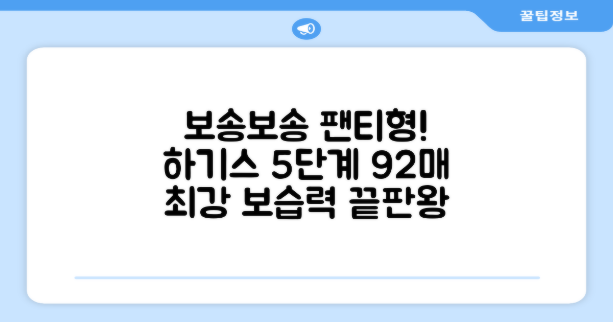 하기스 NEW 보송보송 팬티형 기저귀 공용, 5단계, 92매 추천 리뷰