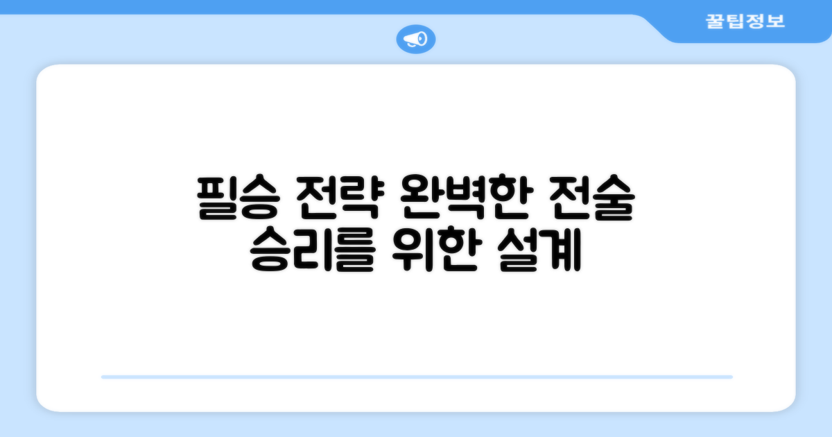 최고의 전술, 어떻게 세울까?