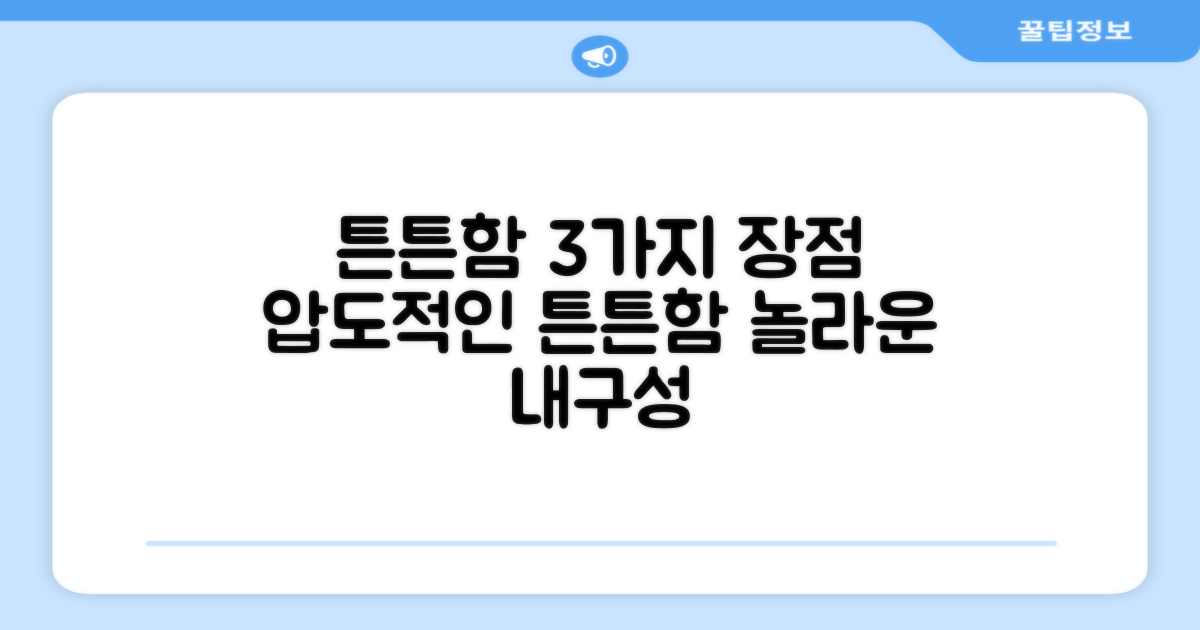 3가지 튼튼함 장점