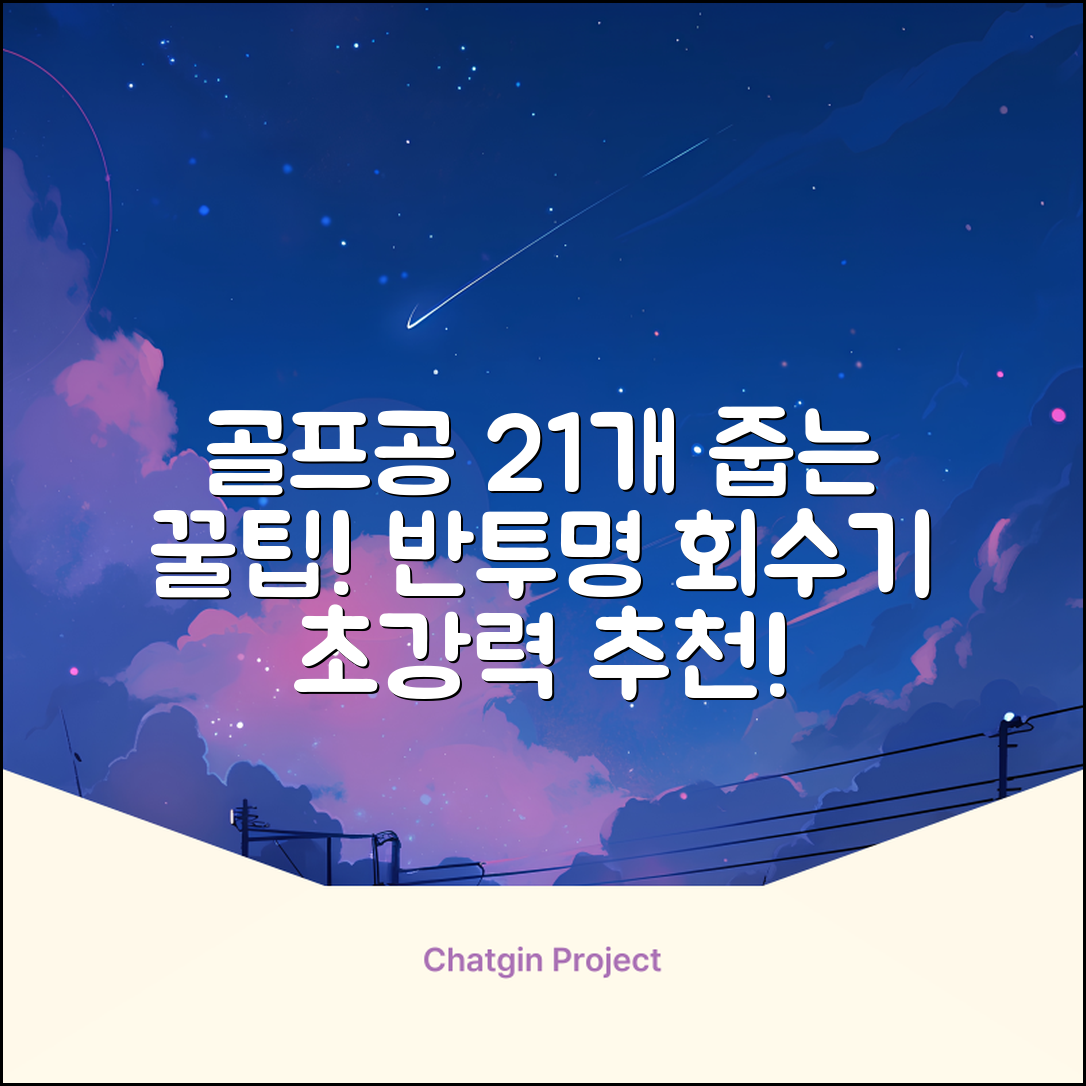 골프공 픽업기 줍기 회수기 수집기 수거기 공21개, 반투명, 1개 추천 리뷰