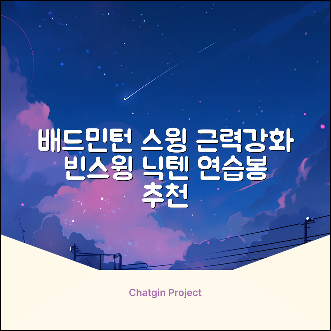 닉텐 배드민턴 스윙연습봉 - 근력강화 및 빈스윙연습, 1개, 스윙연습기 추천 리뷰