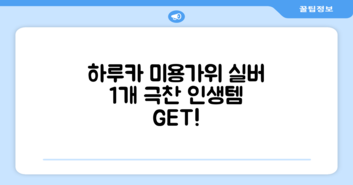 하루카 미용가위 세트, 실버, 1개 추천 리뷰