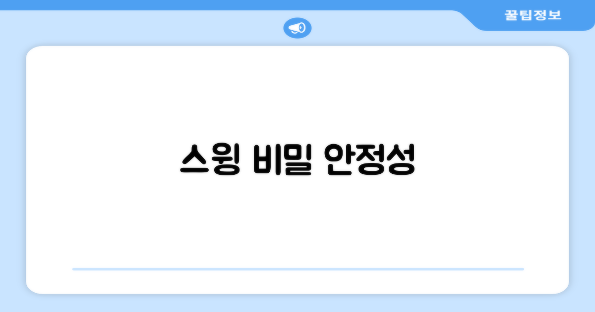 스윙 안정성, 아닥의 비밀