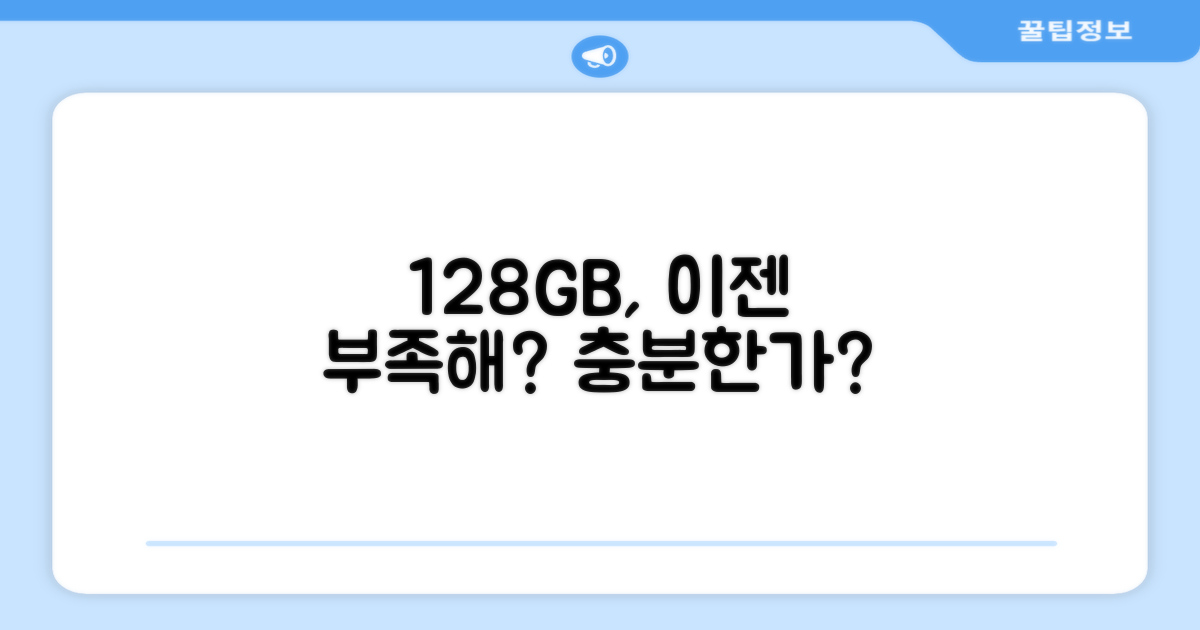 128GB, 당신에게 충분한가?