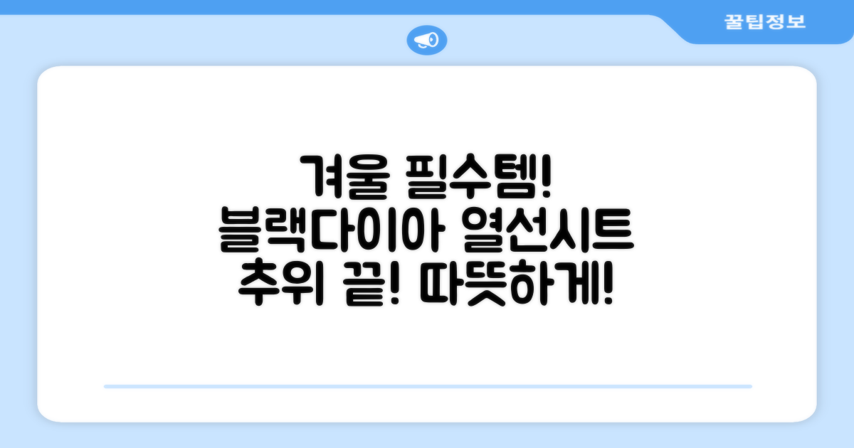 블랙다이아 차량용 열선시트 (1P) 털 겨울 히팅 전기시트, 1개, 12V (운전/조수석) 추천 리뷰