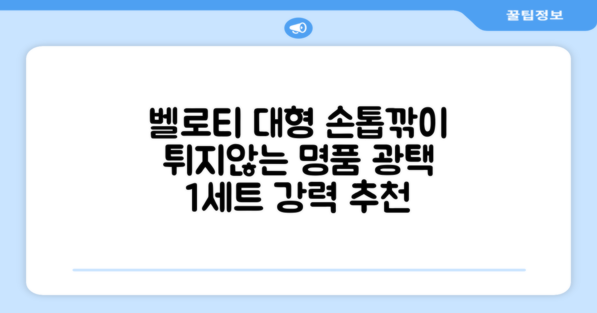 벨로티 손톱이 튀지않는 대형 손톱깎이, 유광실버, 1세트 추천 리뷰